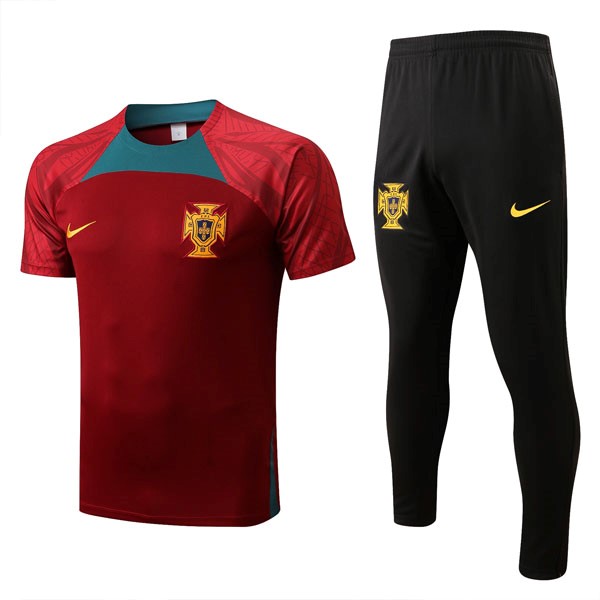 Camiseta Portugal Conjunto Completo 2022 2023 Rojo